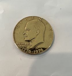 1976 Eisenhower Bicentenial Gold $1 Dollar Coin