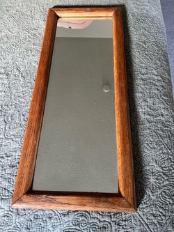 Vintage Solid Oak Mirror