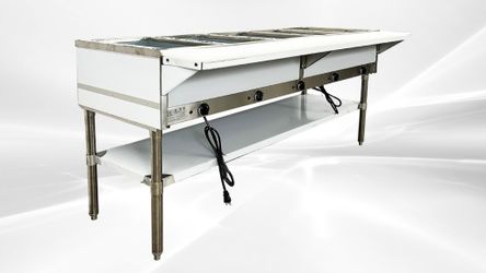 NSF 5 plate warmer steam and dry table 110v NH-5