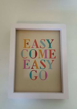 Girls double sided picture and frame