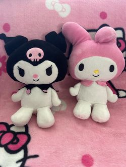 Kuromi and My melody plush