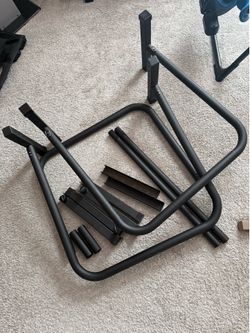 FREE STANDING PULL-UP BAR DIP BARS BASE BLOCKS