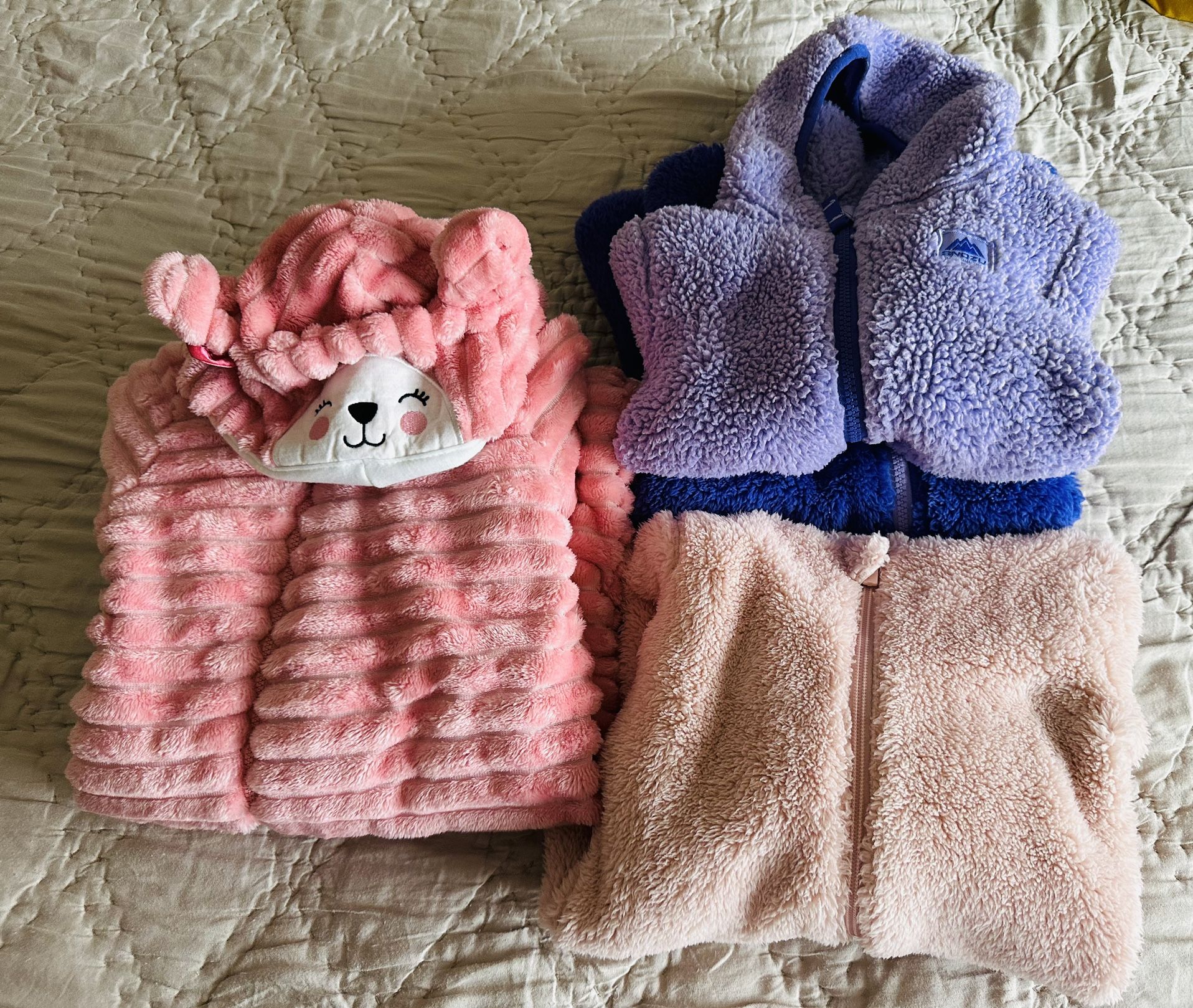 Baby Jackets 3-6/ 6-9/ 6-12 months Pink Purple