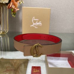 Christian Louboutin Men’s Belt With Box 2025 New 