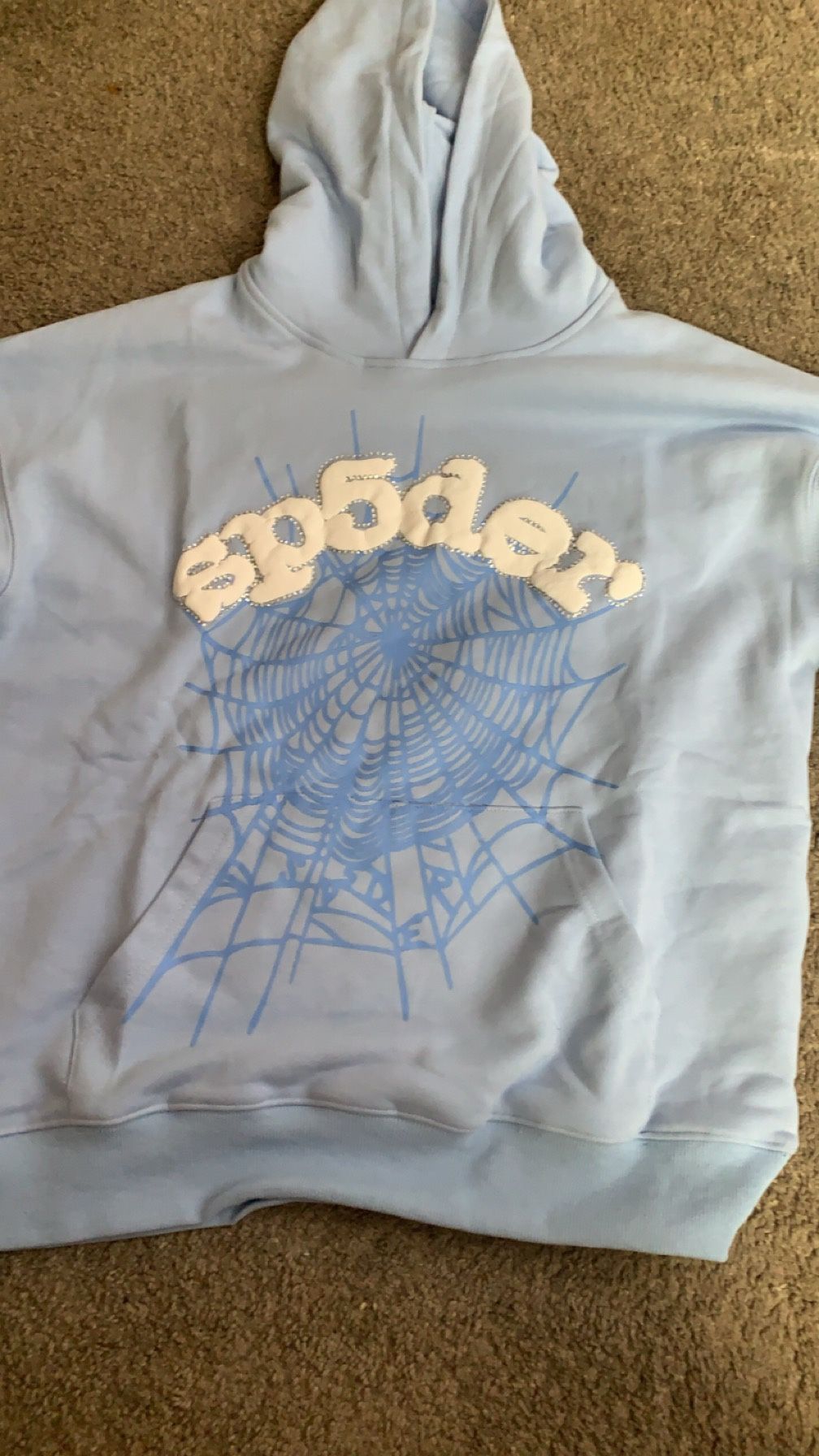 Light Blue Spider Hoodie 
