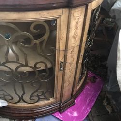 An Old Fashioned , Vintage Console 