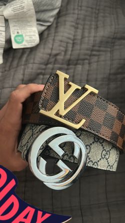 Gucci And Lv Belts