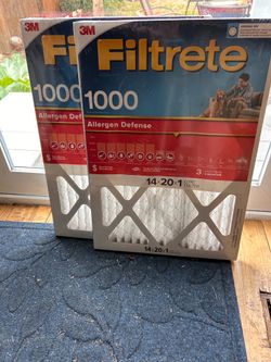 Filtrete 1000 14x20x1 filters (2)