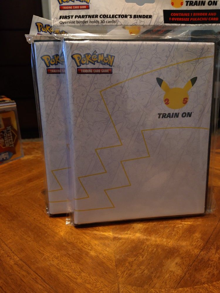 Pokemon 25th Anniversary First Partner Collectors Binder - Oversize Card Binder