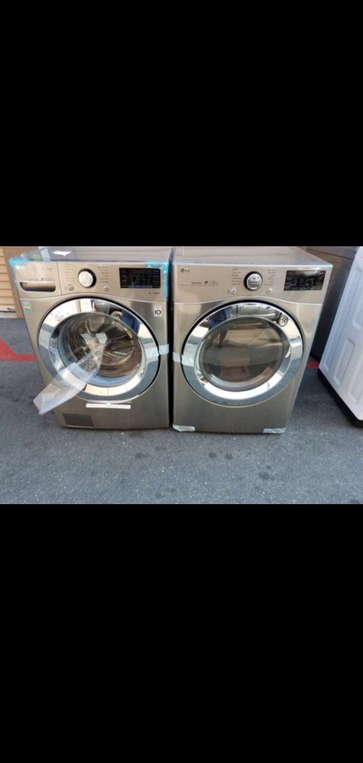 New smart LG washer and dryer set