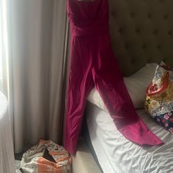 Pink One Piece Jumpsuit