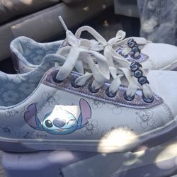 Ladies Size 7.5 Lilo And Stitch Shoes