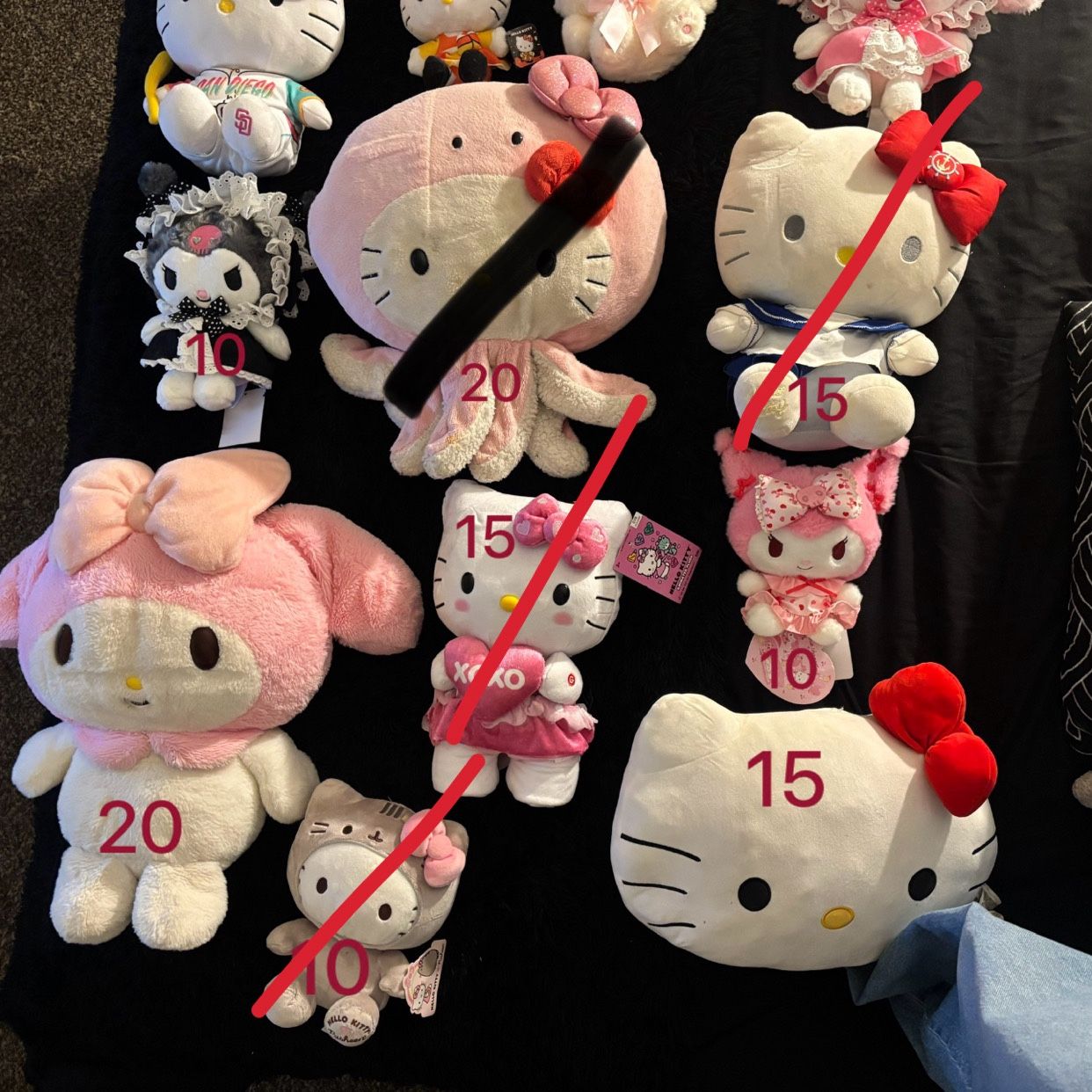 Sanrio: Hello Kitty, Kuromi, My Melody for sale READ DISCRIPTION