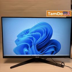 ASUS TUF VG32AQ 32 QHD IPS Gaming Monitor 165Hz 1ms G-SYNC Compatible 2024