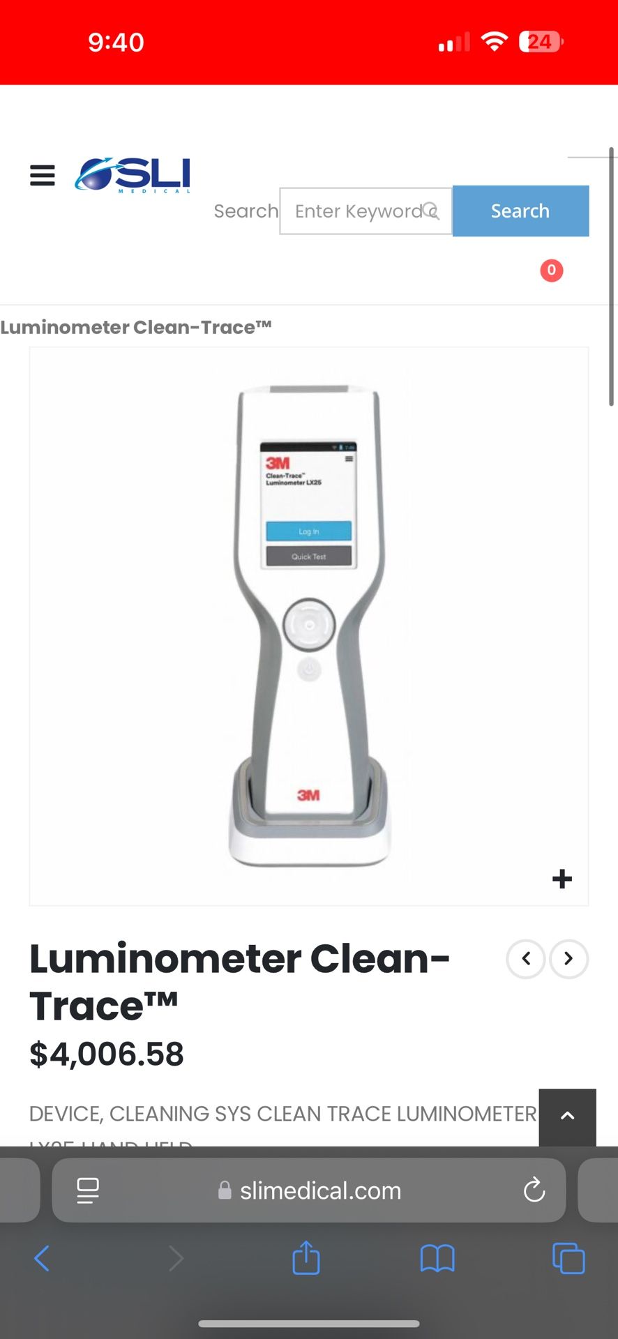 3m Clean Trace Luminometer