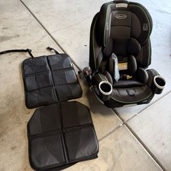 Graco Car Seat 3 in 1 With Car Seat Protector