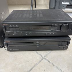 Nakamichi Receiver 3 / CD Player 3  Bundle (CD Eject Error)