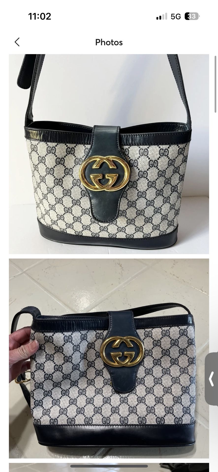 Gucci Vintage Shoulder Bag