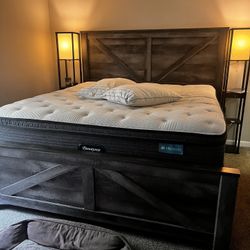 Wynnlow King Crossbuck Bedroom Set 