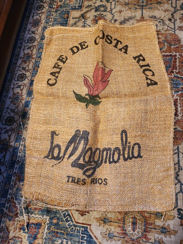 Vintage Burlap Coffee Bag