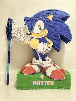 Sonic Party Pinata Custom Piñatas