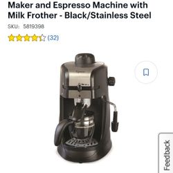 Espresso & Cappuccino Machine Capresso 4-Cup