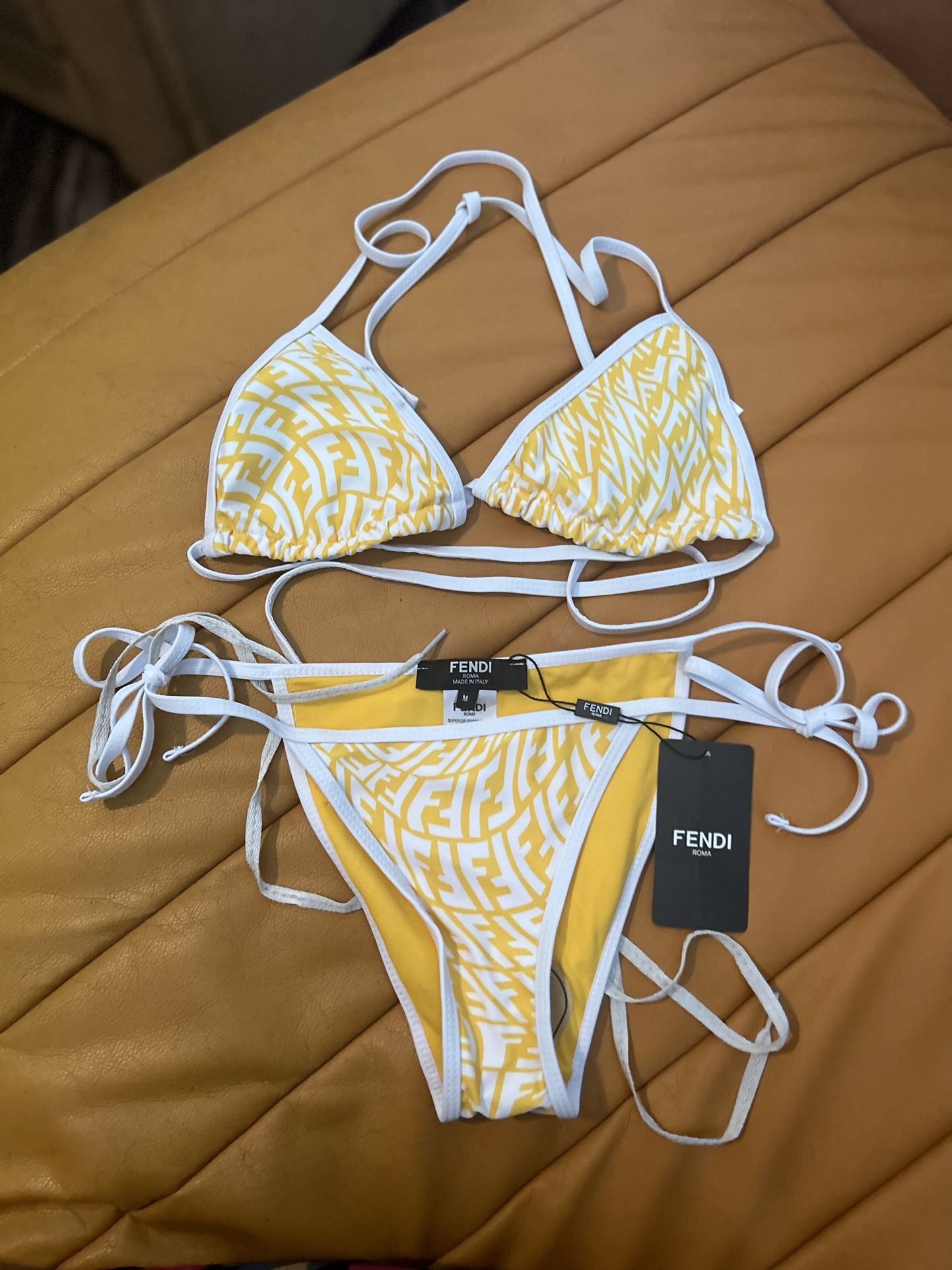 Yellow Design Bikini