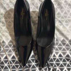 Real All Black Louis Vuitton Heels