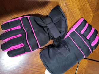 🩷 Women's L/XL Winter Snow Gloves – Waterproof & Insulated – Like New 🩷