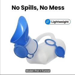 Portable Urinal Pot with Funnel