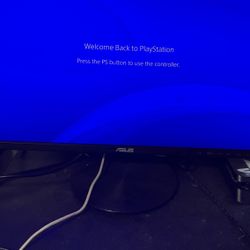 monitor and ps4