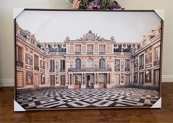 NEW!! Framed PALACE OF VERSAILLES Print 61.5 x 42