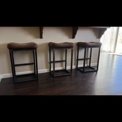 Set Of 3 Bar Stools