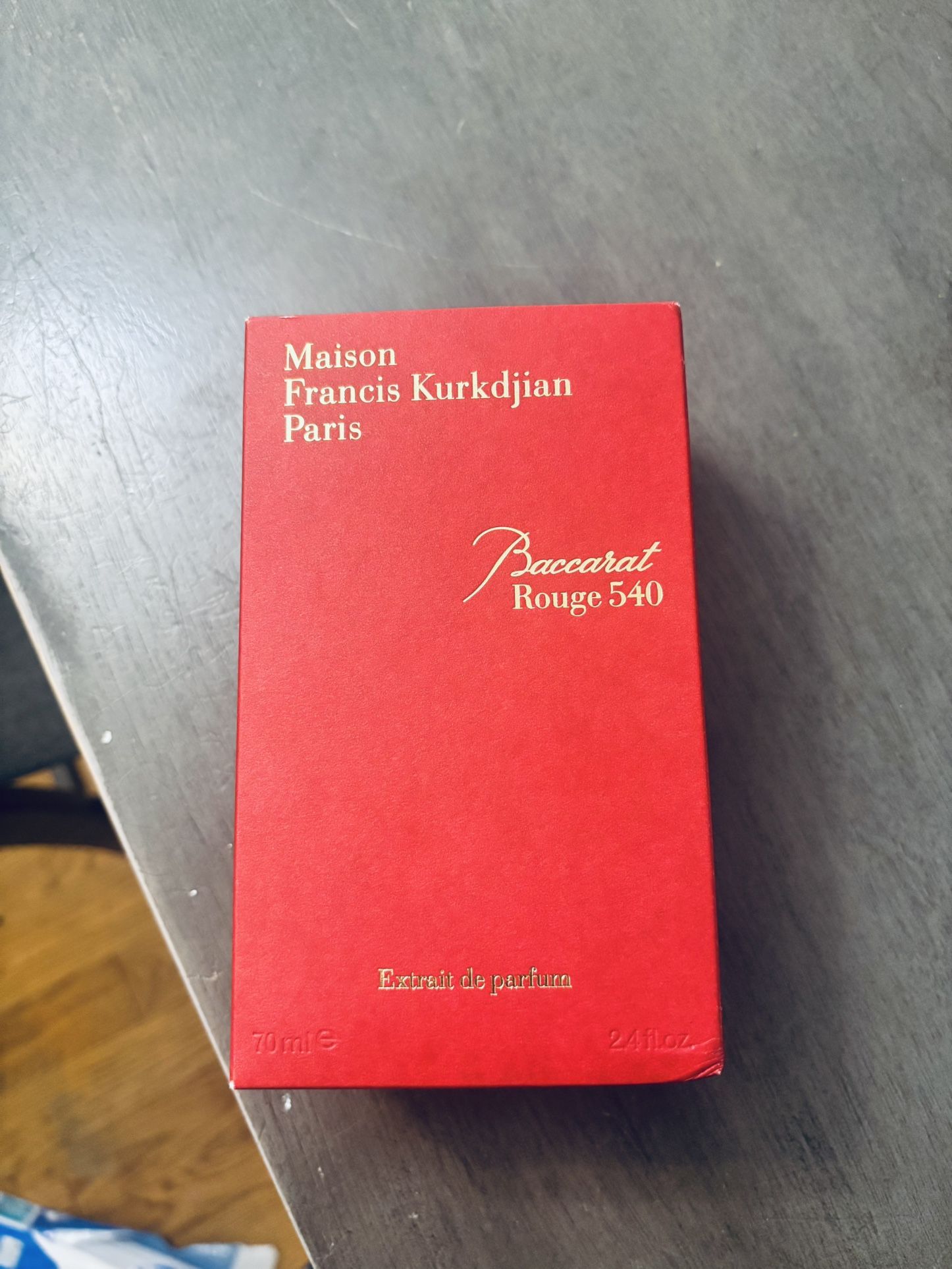 Masion Francis Kurkdjian Paris Baccarat Rouge 540