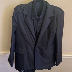 Men’s Small Suit jacket & Silk Paisley Print Shirt