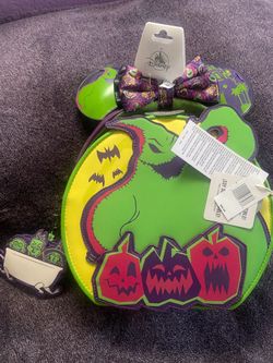NWT Oogie Boogie loungefly crossbody with matching ears
