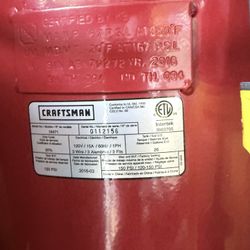 Craftsman Compressor 