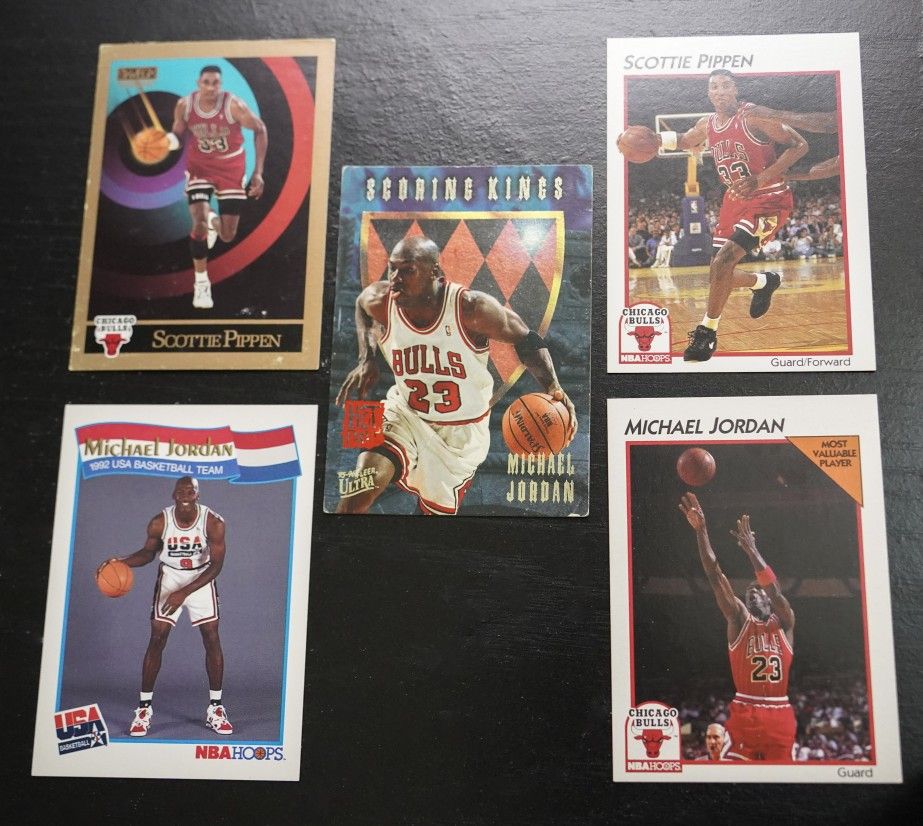 michael jordan limited edition cards Michael Jordan & Scottie Pippen and 1992 Limited Edition NBA 70 Collectible  Cards