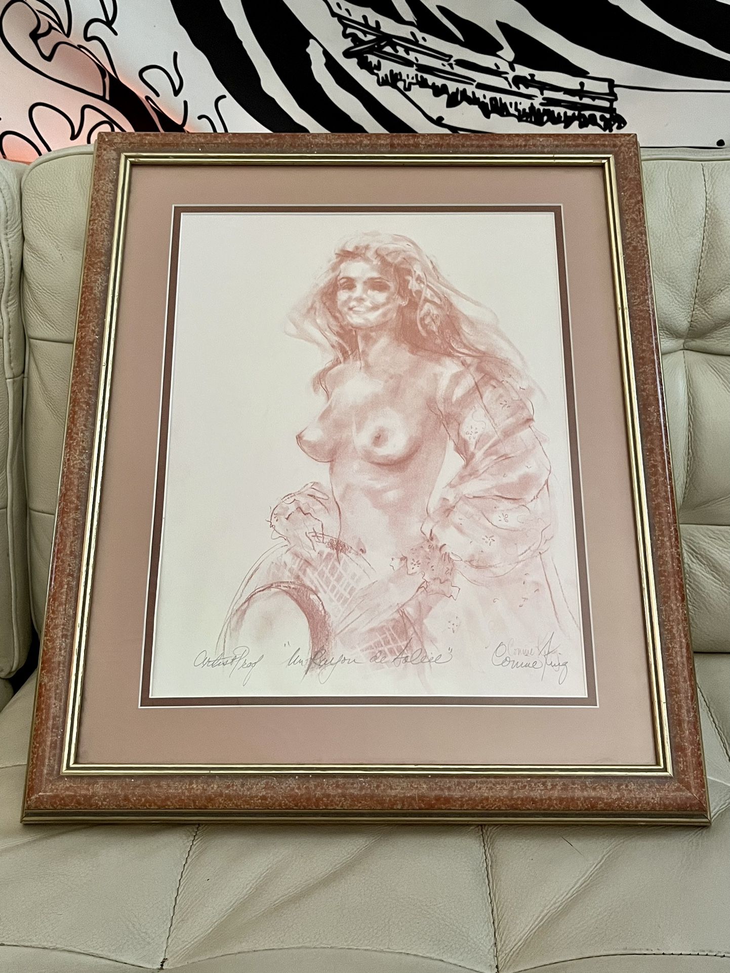 Connie King Signed Artist Proof “Un Rayon de Soleil” Limited Edition Lithograph
