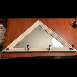 Triangle Key Holder Mirror