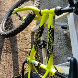 Huffy 18 in. Rock It Boy Kids Bike, Ages 4+ Years,  Neon Powder Yellow