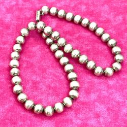Sterling Taxco Ball Bead Necklace. TL-91