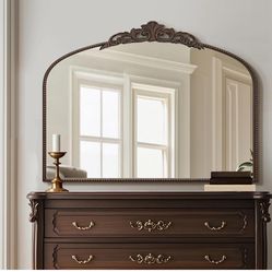 Antique Styled Mirror Bronze Color Frame