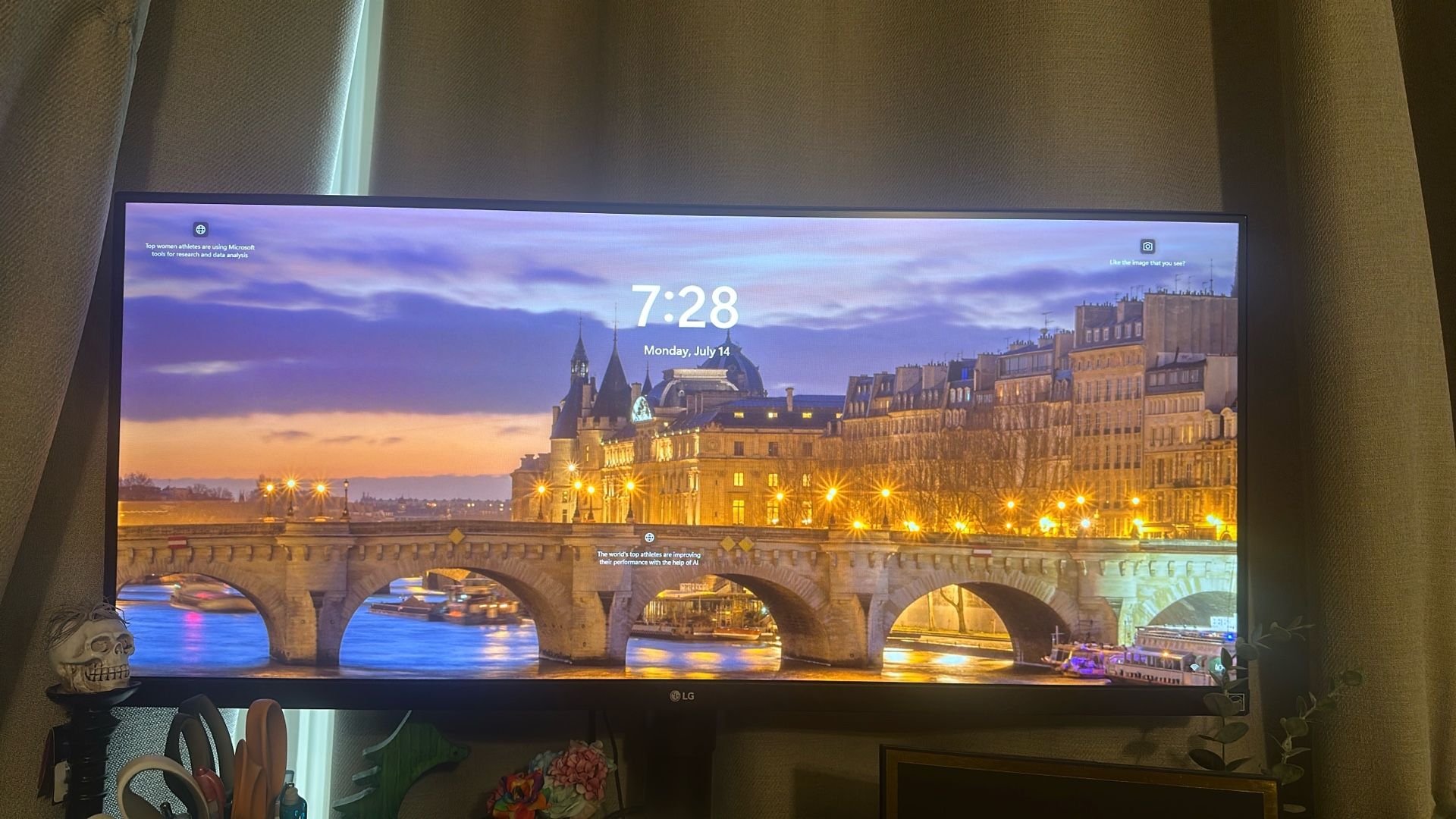 LG - 34” UltraWide FHD HDR 75Hz FreeSync Monitor (USB) - Black