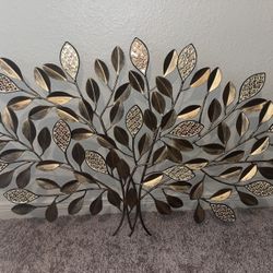 Beautiful Gold Tree/leaves Wall Art