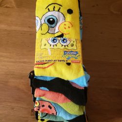 SpongeBob Socks 6 Pair