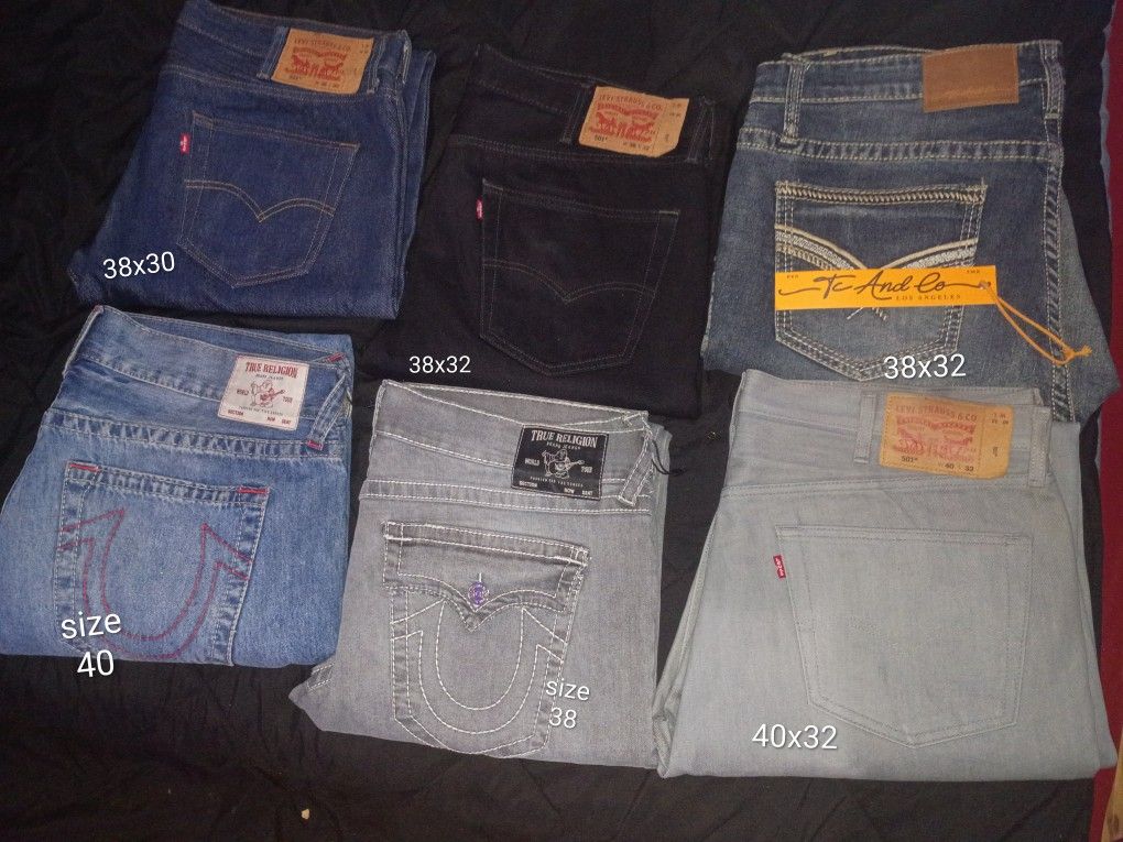Levi's 501s/ True Religion 