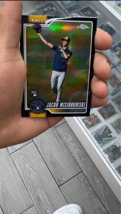 🔥AL 2026 Topps Chrome Jacob Misiorowski Brewers RC Image Variation Black /10