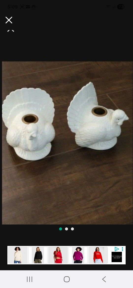 Turkey Candle Holders