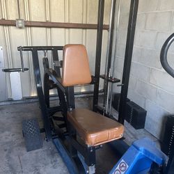 Life Fitness Lat Row Machine Pin  Loaded 
